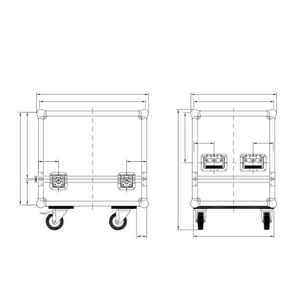 dB Technologies DVA Tool Case für 2x DRK10/20 und Zubehör
