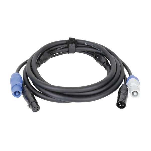 DAP FP20 Hybrid Cable - Power Pro & 3-pin XLR - DMX/Power 1,5m