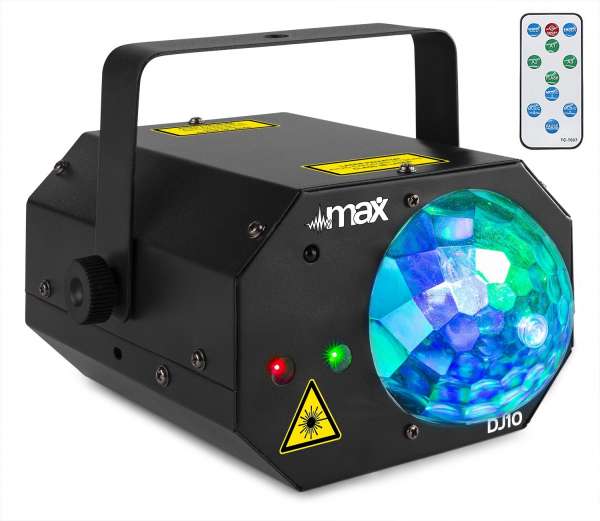MAX DJ10 Lelly Moon mit Laser Lichteffekt