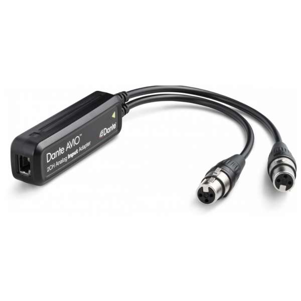 Dante AVIO Analog-Input-Adapter 2-Kanal - ADP-DAI-2X0