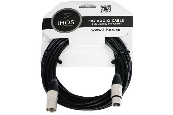 IHOS XLR Kabel 5,0m Premium Mikrofon Audio Kabel