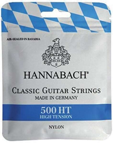 Hannabach Klassikgitarre-Saiten Serie 500 High Tension Satz high