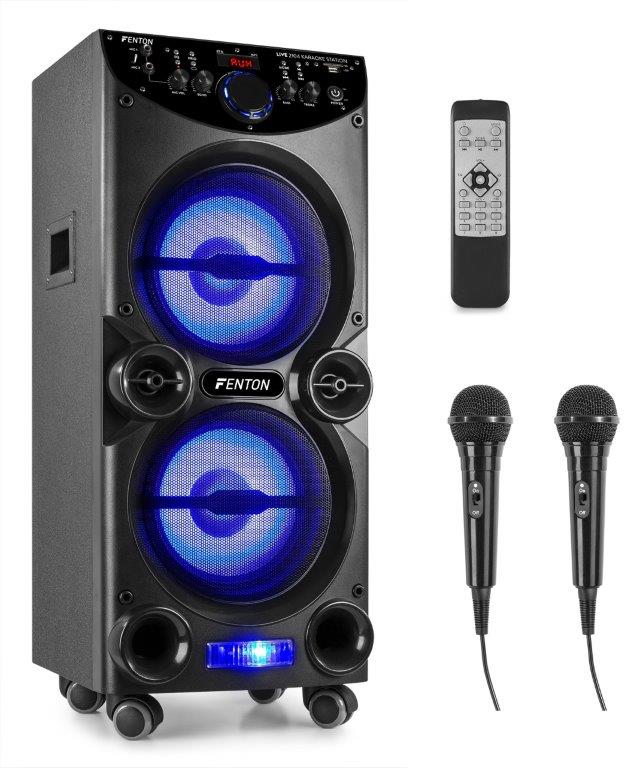 Fenton LIVE2104 Karaoke Anlage mit Bluetooth und USB / SD Fenton
