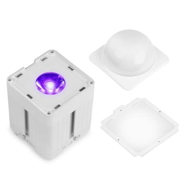 BeamZ KUBE20WH - Linkbare Akku Uplights Outdoor ip65