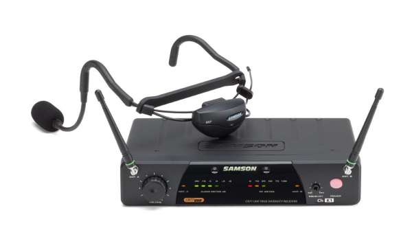 Samson AirLine 77 AH7 Fitness Headset Funk-Mikrofon mit Kopfbügelsender