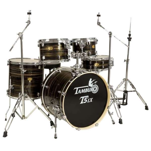 Tamburo T5 LXR22WGBK Schlagzeug Set mit Hardware
