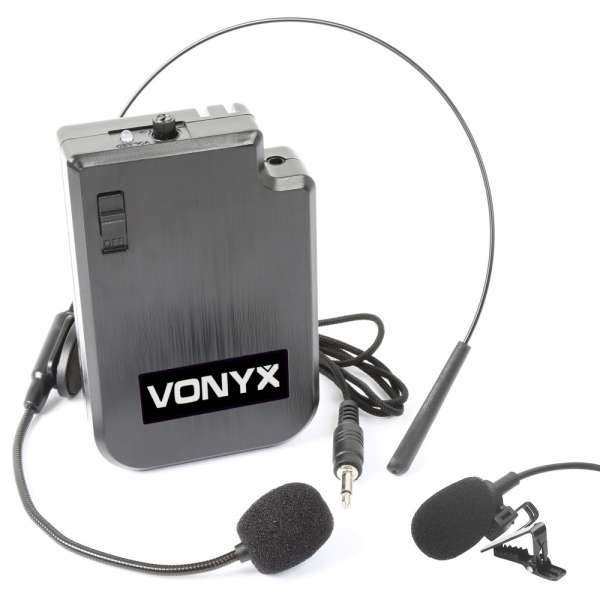 Vonyx VPS10BP UHF Headset zu VPS10 Akkulautsprecher