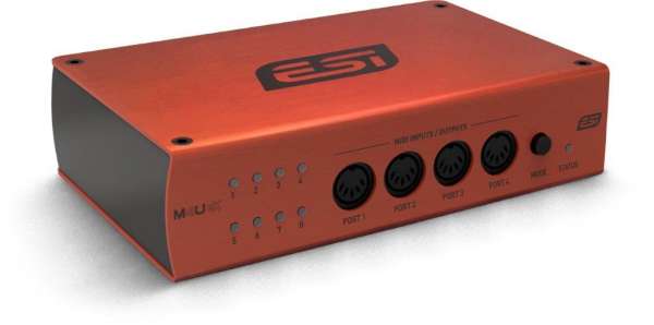 ESI M4U eX - 8-Port USB 3.0 MIDI-Interface mit USB-Hub