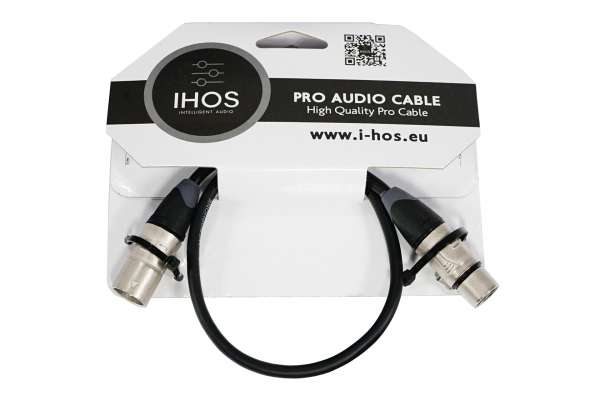 IHOS XLR Kabel 0,5m Mikrofon Audio Kabel