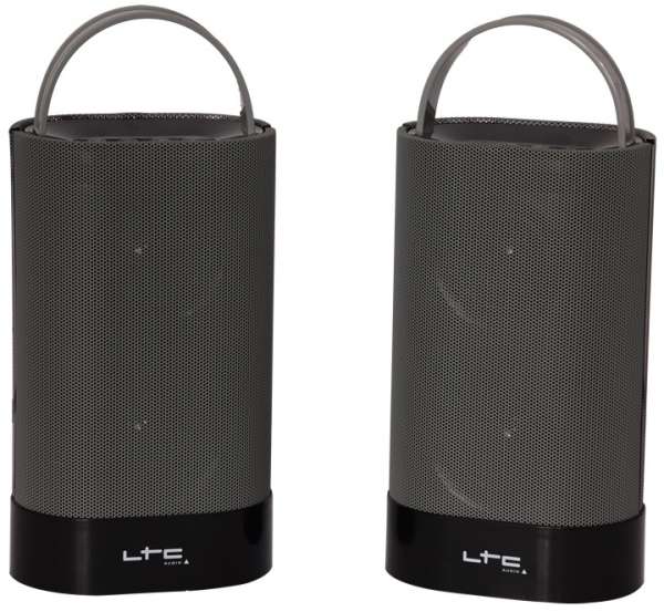LTC Freesound ST Stereo Bluetooth Lautsprecher Set mit Akku