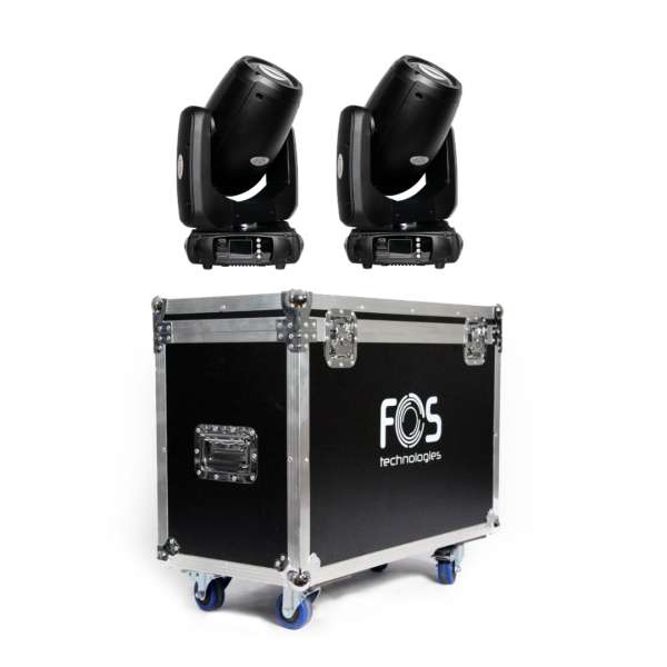 FOS Nitro BSW Tourset - 2 x BSW Moving Head mit Case