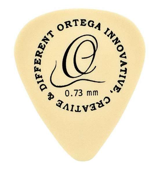 Ortega OGPST12-073 S-Tech Picks Plektren sandfarben 0,73 mm 12er Pack