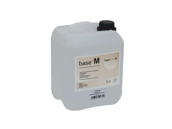 HAZEBASE base*M, mittel langanhaltendes Nebelfluid, 5-Ltr.-Kanister