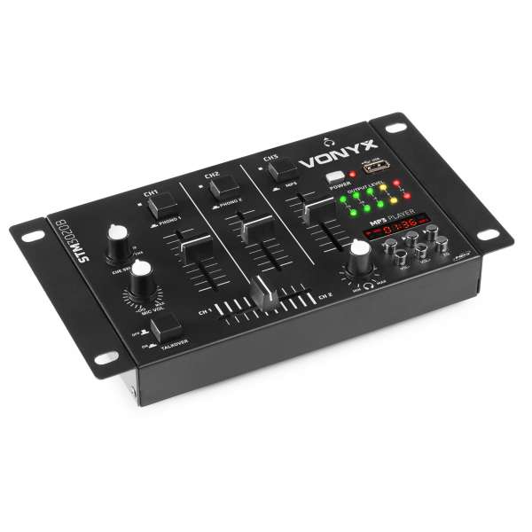 Vonyx STM-3020B 6-Kanal Mischpult mit USB/MP3 - Schwarz