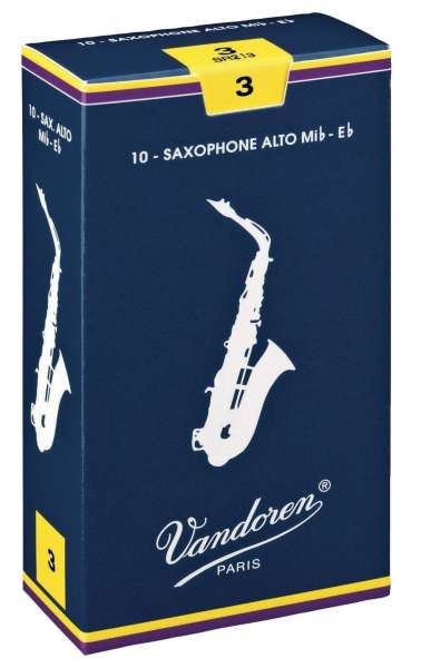 Vandoren Blatt Sopran Saxophon Traditionell 2 1/2