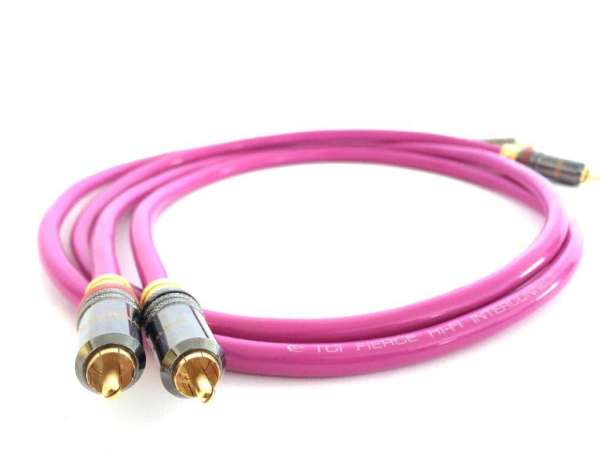 TCI Cables FIERCE High-End HIFI Cinch-Kabel RCA-RCA 1m