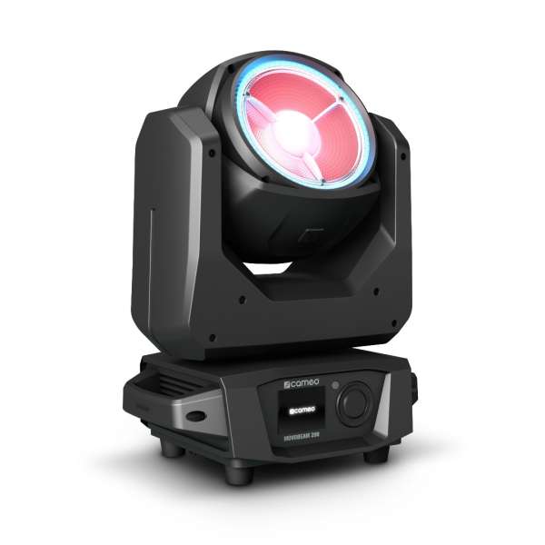 Cameo Movo Beam 200 - Endless Rotation Beam Moving Head with LED Ring