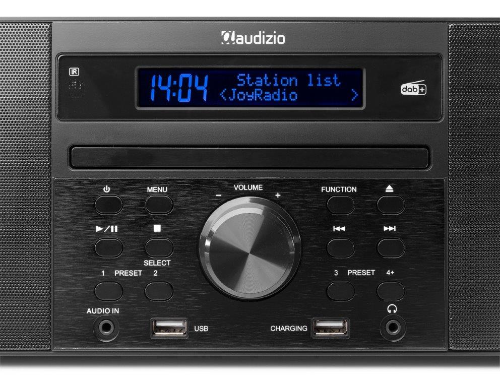 Audizio Prato Musik System mit DAB+ / FM Radio, CDPlayer, Bluetooth