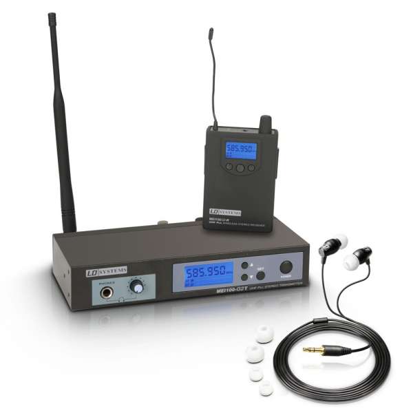 LD Systems MEI 100 G2 B5 - In-Ear Monitoring System drahtlos Band 5 584 - 607 MHz