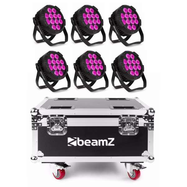 BeamZ Pro WBP1212 IP Tourset mit Ladecase Outdoor-Akku-LED-Scheinwerfer Set