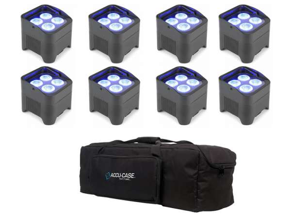BeamZ BBP94 Akku Uplighting Set 8