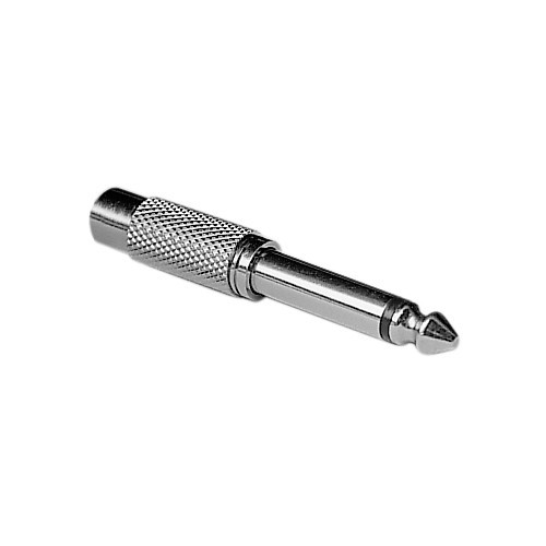 Adam Hall Connectors 7540 - Adapter mono Cinch female auf 6,3 mm mono Klinke male