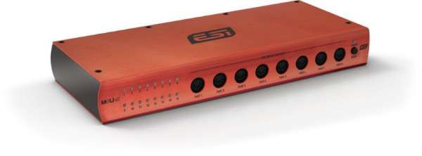 ESI M8U eX - 16 Port USB 3.0 MIDI-Interface mit USB-Hub