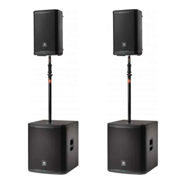 JBL PRX912 918XLF Club PA Set aktiv