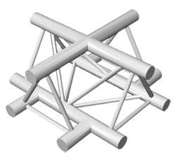 ExpoTruss X3K-30 Alu 3-Punkt Kreuz