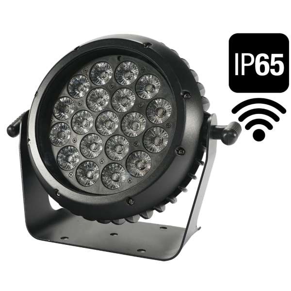 FOS IQ Par IP65 - Outoor RGBWAUV LED Scheinwerfer mit W-DMX