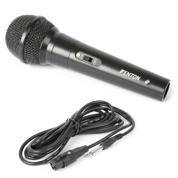 Fenton DM100 Mikrofon dynamisch mit Kabel