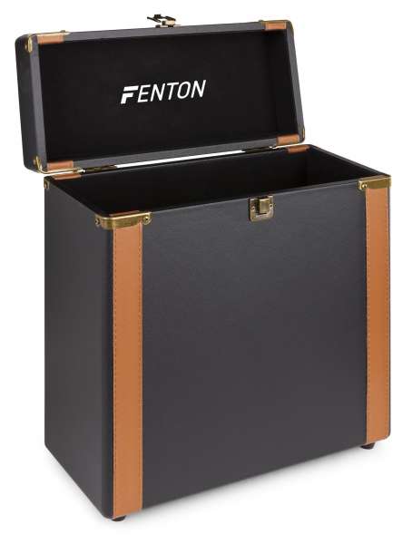 Fenton RC35 Ninyl Record Case Plattenkoffer Luxe Black