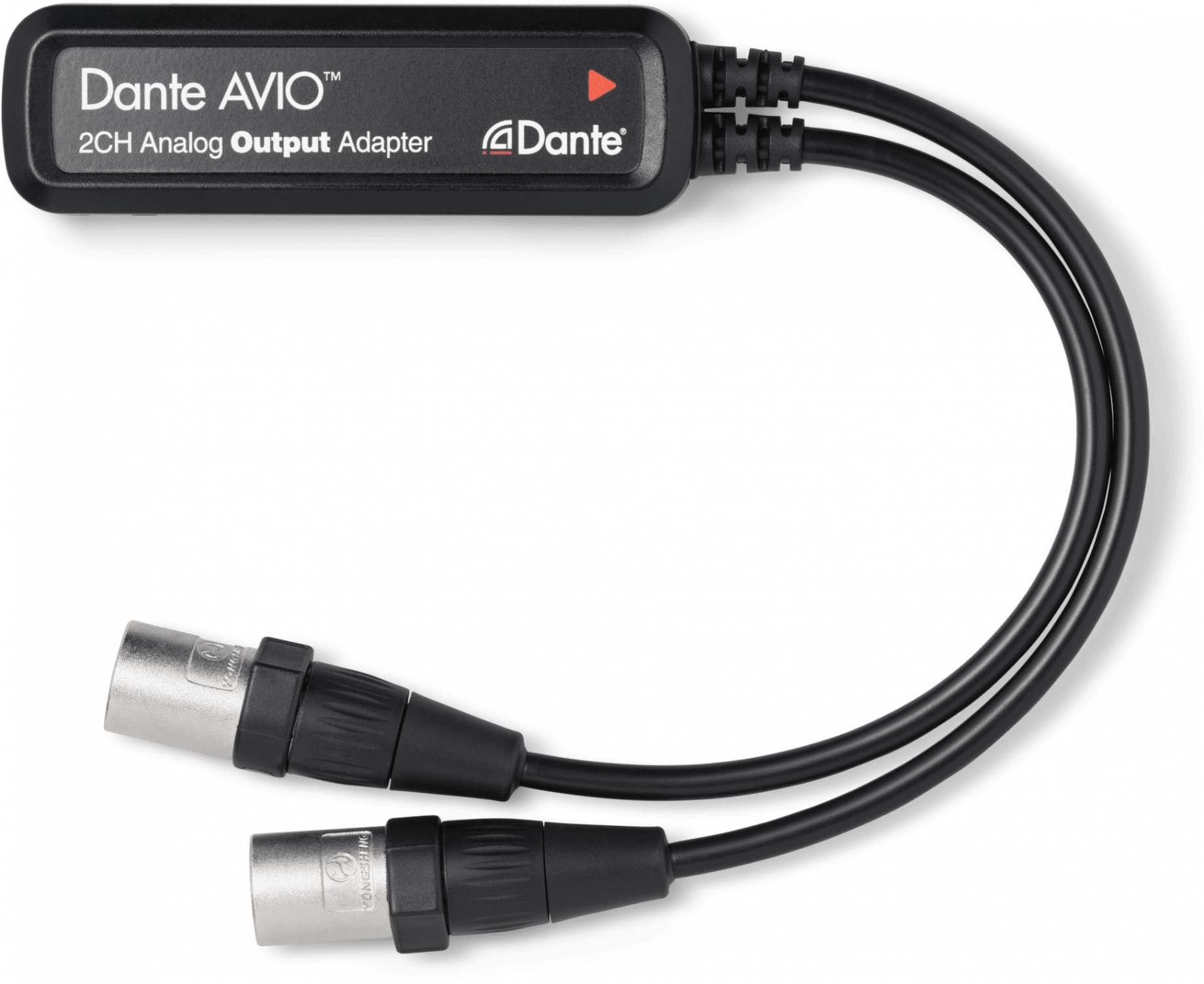Dante avio analog output adapter 2 kanal adp dao 0x2