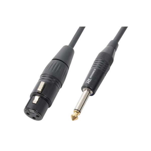 PD Connex Audio Adapterkabel XLR Female / 6.3mm Klinke Mono 6m