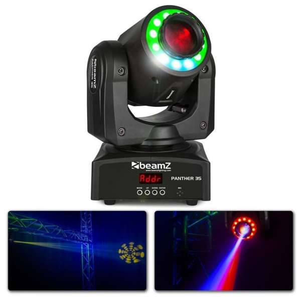BeamZ Panther 35 Led Spot Moving Head 2 in 1