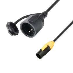 Adam Hall Cables 8101 KF 0150 T CON X Netzkabel Buchse auf Powercon True
