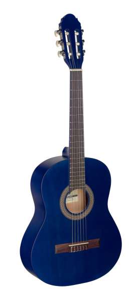 Stagg C430 M blau klassische Akustik Gitarre 3/4