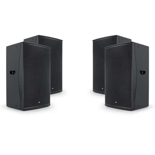 NEXT audiocom 4Pro15A - Aktives Installations-Set mit 3200W RMS