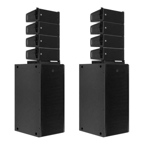 RCF HDL 6-A Line Array Set mit SUB 8008-AS