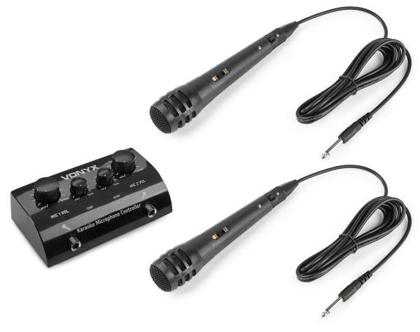 Vonyx AV430B Karaoke Mikrofon Controller schwarz