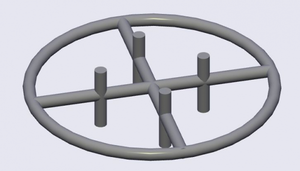 ExpoTruss X4K-30 Alu 4-Punkt Hanging Bar Circle