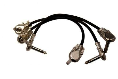 T&M Cable CPP860RA Patchkabel Set Winkelstecker Mono Klinke 6,3 Je 0,6m 3er Pack