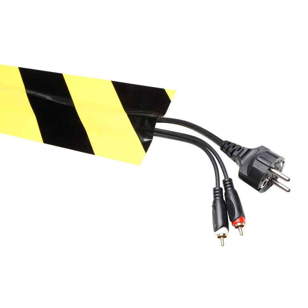 100 M Absperrband Kennband Schwarz-gelb Warnband | I8