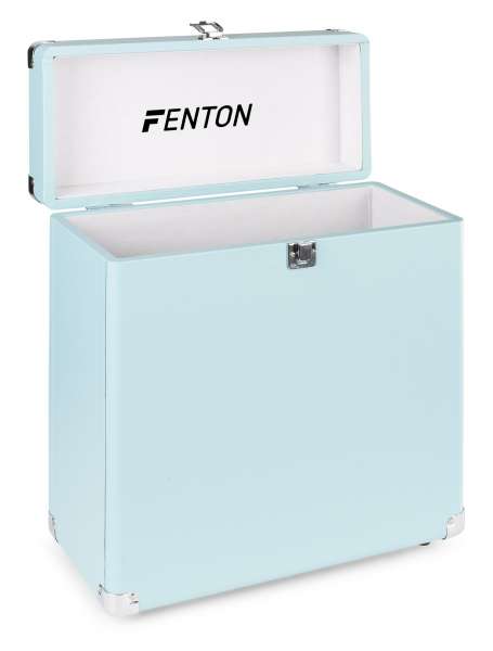 Fenton RC30 Schallplatten Koffer Hellblau