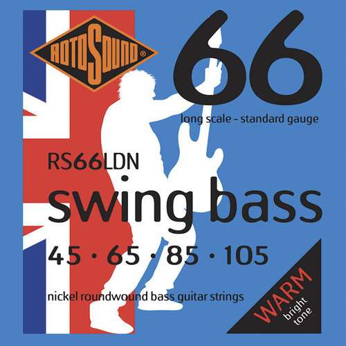 Rotosound E-Bass Saiten Swing Bass 66 Satz 4-string Nickel Standard 45-105