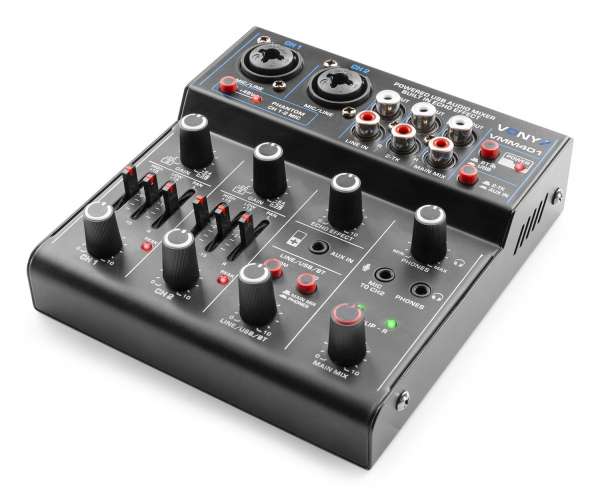 Vonyx VMM401 - 4-Kanal Mixer mit USB Audio Interface