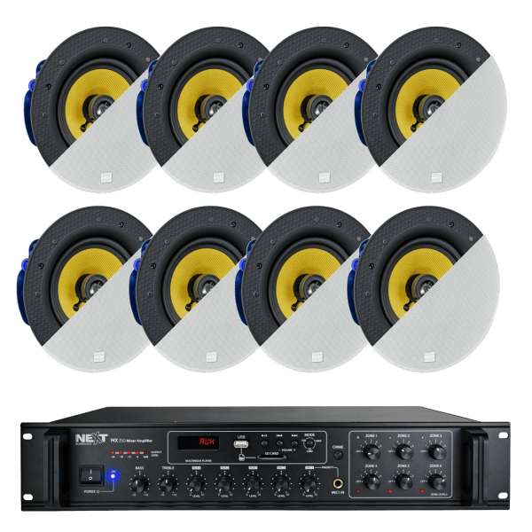 NEXT audiocom 8C6ProMX350 Premium Installations-Set 100V Lautsprecher