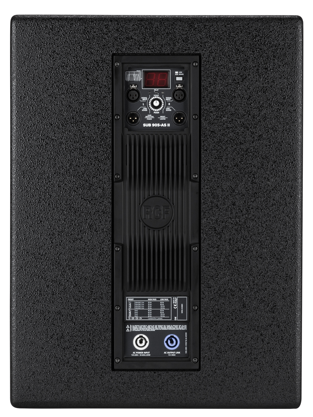 RCF SUB 905ASII aktiv PA Subwoofer Aktive Lautsprecher Tontechnik