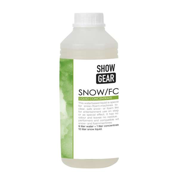 Showgear Schnee/Schaum Fluid 1L Konzentrat