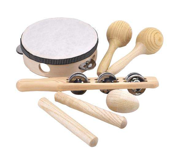 STARter Percussion-Set mit 5 Instrumenten